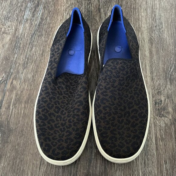 Rothy size 8 the original slip on sneaker tennis shoe Leopard print *Crack - Picture 1 of 11